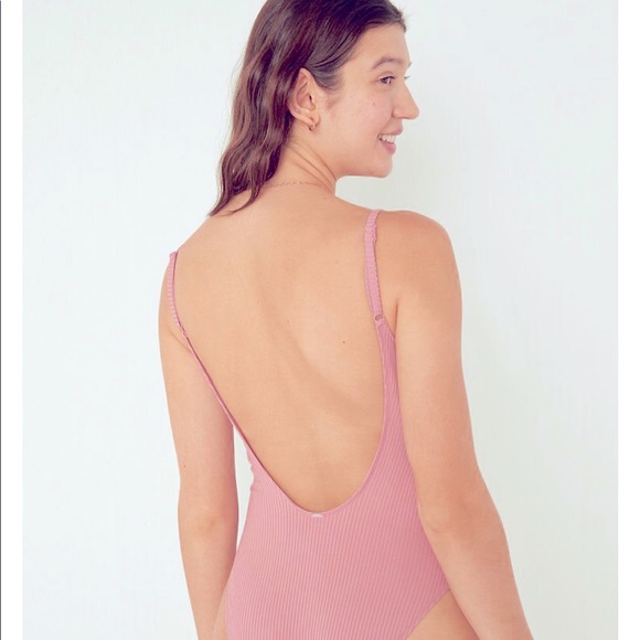 NEW VS PINK | Strappy Side Ribbed One-Piece - Picture 2 of 4